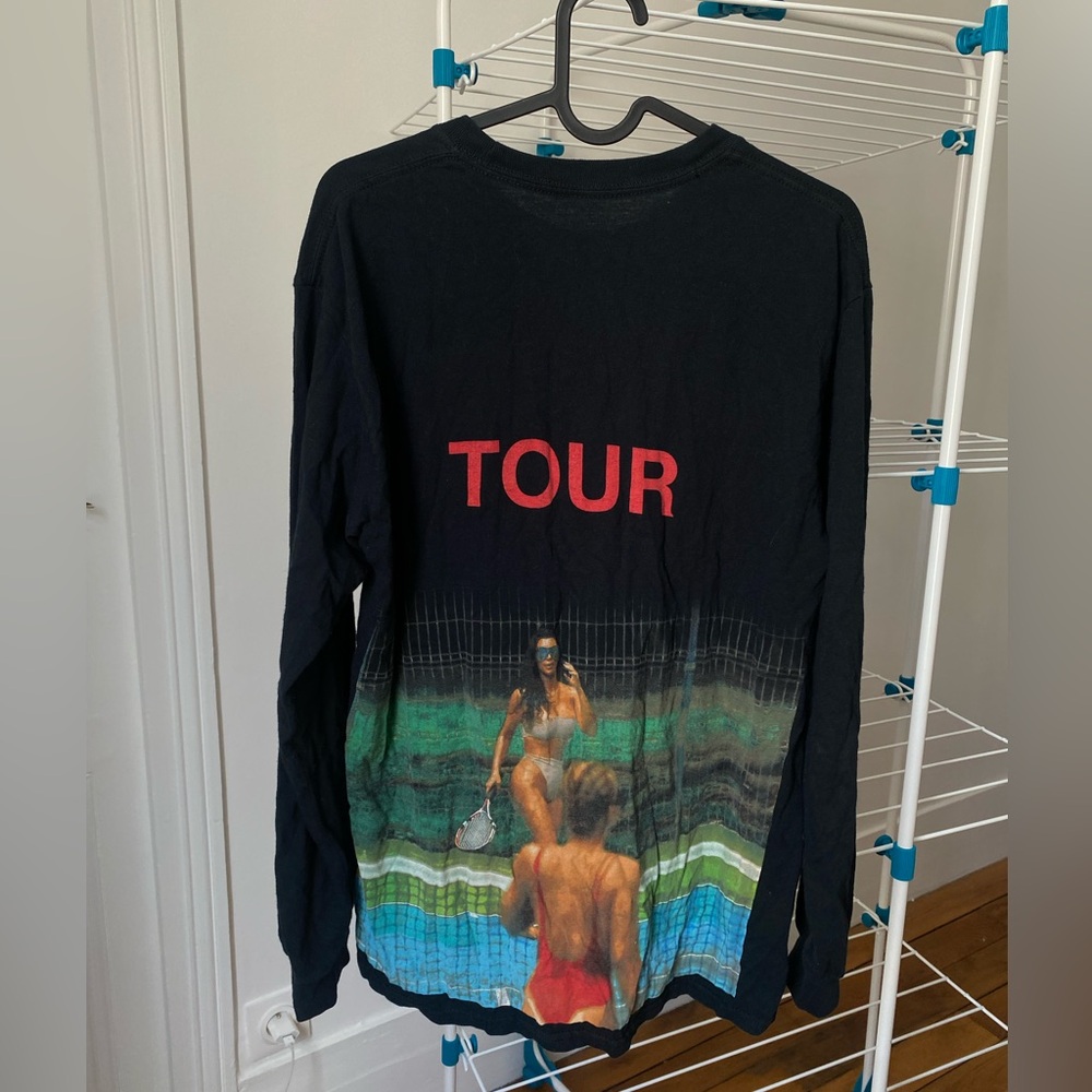Saint Pablo Kanye West Black Long Sleeve Tour Shirt